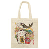 Tote bag - Maneki neko and koi fish - Pac West Kimono