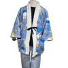 Traditional Japanese Hanten coat - Cute Miffy Fleece - Blue - Pac West Kimono