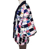 Traditional Japanese Hanten coat - Patched - Pac West Kimono