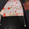 Vintage Traditional Haori Coat - black shimmer thread - Pac West Kimono