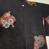 Vintage Traditional Haori Coat - black shimmer thread - Pac West Kimono