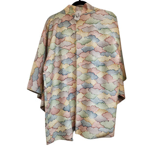 Vintage Traditional Haori Coat - Pastel - Pac West Kimono