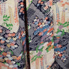 Vintage Traditional komon Kimono - multi - colour floral design - Pac West Kimono