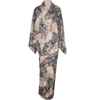 Vintage Traditional komon Kimono - multi - colour floral design - Pac West Kimono