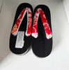 Women's Wooden Geta Sandals - floral print - Pac West Kimono