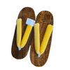 Women's Wooden Geta Sandals - yellow - Pac West Kimono