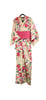 Women's Yukata - Ivory floral print - Pac West Kimono