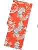 Women's Yukata - Orange floral print - Pac West Kimono