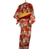 Women's Yukata - Orange floral print - Pac West Kimono