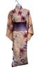 Women's Yukata - Peach with floral print - Pac West Kimono