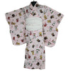 Yukata Girls - Pink Maneki neko - Pac West Kimono