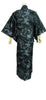 Yukata Unisex Cotton - Black Koi fish - Pac West Kimono
