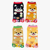 5 Toe Socks - cute Shiba Inu - Pac West Kimono