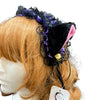 Cat ear headband - Black and purple - Pac West Kimono