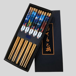 Chopsticks Mt.Fuji 5 pair set - Pac West Kimono