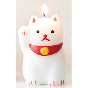 Maneki Neko Lucky Cat Candle - Pac West Kimono