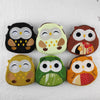 Cute owls Pouch. Japanese chirimen crepe fabric - Pac West Kimono