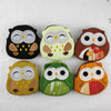Cute owls Pouch. Japanese chirimen crepe fabric - Pac West Kimono