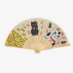 Fan (sensu) - Lucky cat design - Pac West Kimono