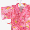 Girls 2pc Jinbei - Origami crane and sakura print - Pac West Kimono