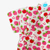 Girls 2pc Jinbei - Strawberries and apples pattern - Pac West Kimono