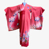 Girls Authentic Vintage Kimono - Pink with intricate floral designs - Pac West Kimono