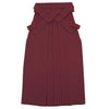 Girls/Women's Hakama Skirt - Wine Red - Pac West Kimono