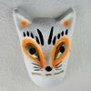Hand Painted Kitsune Fox Mask - White - Pac West Kimono