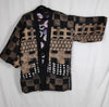 Japanese traditional warm Hanten coat Mens reversible - Pac West Kimono