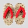 Kid's Zori Sandals - Red - Pac West Kimono