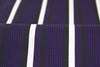 Mens Cotton Yukata - Black, purple and white lines - Pac West Kimono