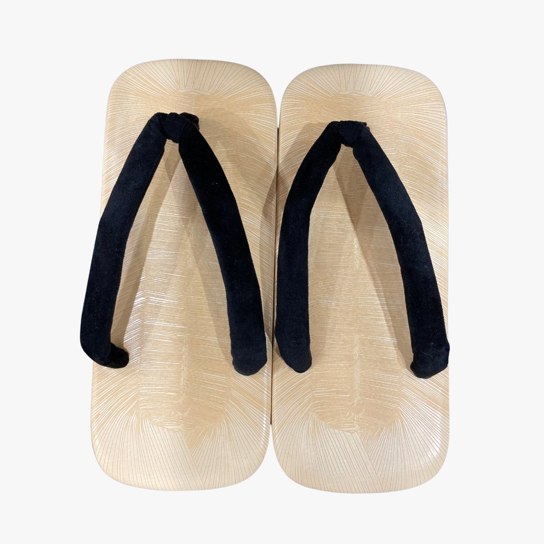 Mens Zori Sandals Black Pac West Kimono