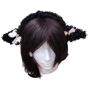 Sheep ear headband - black - Pac West Kimono
