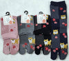 Tabi Socks - Shiba Inu and Flowers - Pac West Kimono