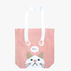 Tote bag- Nya cat in pink - Pac West Kimono