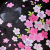 Women's Yukata - Black with sakura print - Pac West Kimono