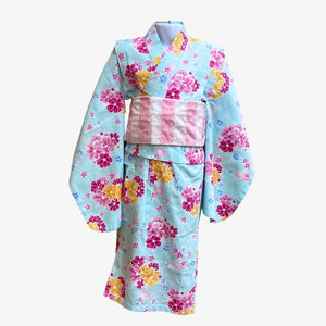 Yukata Girls - Light Blue - Pac West Kimono