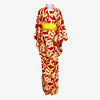 Yukata Girls - Red and yellow geometric pattern - Pac West Kimono
